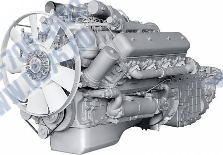 6582.1000186-12 Двигатель ЯМЗ 6582 без КП и сцепления 12 комплектации